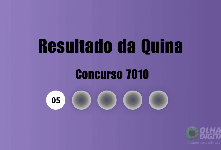 Resultado da Quina de hoje: concurso 7010 sorteia R$ 1,3 milhão